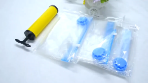 VACUUM BAG BAGIAN PLASTIK VACUM BAG PLASTIC TRAVEL VAKUM BAJU PAKAIAN LAUNDRY BAG