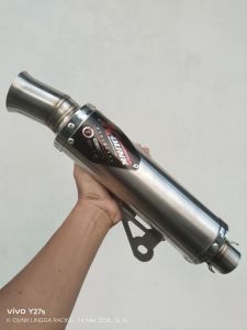 Tabung Silencer Knalpot Corong Medwick Dragg Inlet 38/45/50 Suara Ngebas