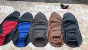 KULIT JOK MOTOR HONDA STYLO 160 BAHAN ZEUS TEBAL MODEL CAFERACER