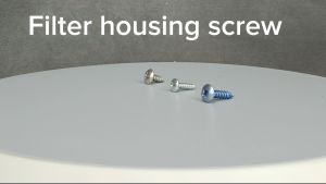 Filter housing bracket screw 3 different size
