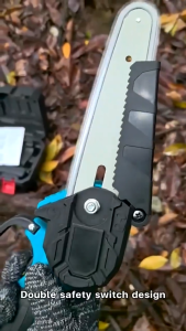 MAKITA electric chainsaw japan Electric Chainsaw 6inch Shears Rechargeable Handheld Pruning Wood Wood Cutting Saw Blade Cordless Saw Garden Tool