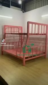 GIƯỜNG TẦNG SẮT HỘP VUÔNG 4X8 CAO CẤP - GIƯỜNG NGỦ GIÁ RẺ TẠI XƯỞNG- LẮP RÁP