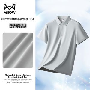 MiiOW | High Elastic UV Protection Antibacterial Polo Shirt
