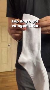 Combo 10 đôi tất cao cổ nam nữ Mr.Socks chất liệu cotton hút ẩm thoáng khí có đệm xù êm chân - STA-5009-CAO-CB10
