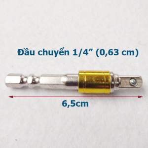 Bộ 3 Đầu Chuyển Vít Sang Khẩu Bulong TUOSEN 1/4" 3/8" 1/2" Gắn Cho Máy Khoan Máy Bắn Vít