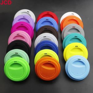 Đa Năng Silicon Cốc Nắp 9.5Cm Niêm Phong Nắp Bảo Vệ Cách Nhiệt Chống Bụi Cho Trà/Cà Phê/Sữa Bảo Quản