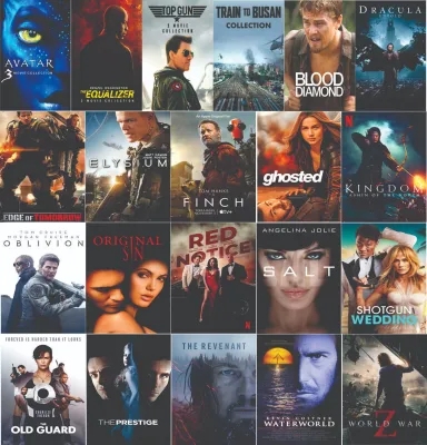 BLOCKBUSTER MOVIE COLLECTION in 64 GB 1080p BluRay 5.1 with English Subtitle