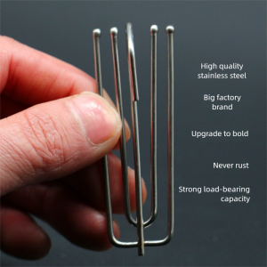 Premium Steel Curtain Hanging Hooks White Window Rings Durable Home Decor Curtain Accessories