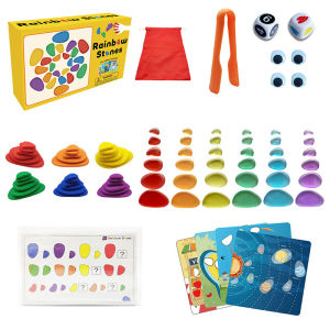 Educational Creative Development Colorful Pebble Toy