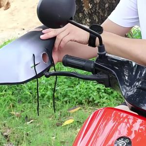 Cặp Bao Tay Lái Xe Máy Chống Nắng Mùa Hè Chống Nước Chắn Gió Tương Thích Với Ắc Quy Xe Hơi