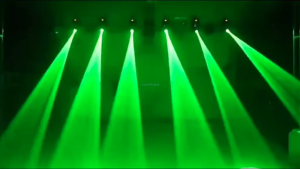 COD Lampu Sorot panggung Proyektor LED pesta disco dj sensor suara Stage Party RGB EU Plug 240V 15W