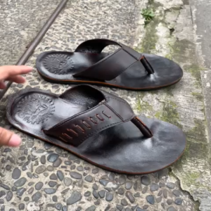 Sandal Kulit Sapi Asli Pria – Handmade Premium Cibaduyut
