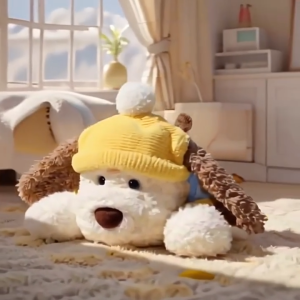 Jooki Cute Soft Rubey Loopy Puppy Dog Plush Toy Pillow | Patung Anjing Bulu Lembut Comel | 捉趣小狗鲁比毛绒玩具可爱公仔抱枕超软小狗玩偶陪睡娃娃公仔礼物