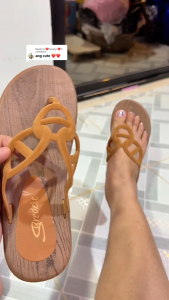 Women Casual Hollow Ring Flip Flops | Babaeng Tsinelas Hollow Ring Strap Accent Everyday Summer Footwear