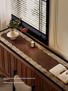 FANJUTAIDU | Elegant Floral Ancient Style Waterproof Anti-grease Cabinet Pad