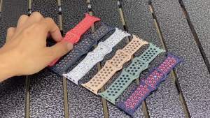 Silicone Strap for Apple Watch Band Ultra2 49mm Series 9 8 7 41mm 45 mm 38mm 42mm Sport Bracelet iWatch 7 6 SE 5 4 3 44mm 40mm
