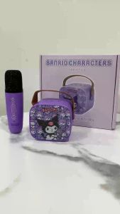 Kuromi Bluetooth Karaoke Speaker + Microphone Portable Rechargeable Original SANRIO Spesifikasi Speaker : - Connectivity Bluetooth 5.0 (up to 10 meter distance) - Rechargeable Battery 2000mAh (bisa buka sampai 4 jam) - Support SD Card AUX Port & Port US