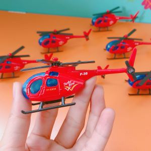Metal Helicopter Model
