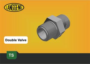 Langgeng Double Valve TS-D 3/4" - Fitting PVC