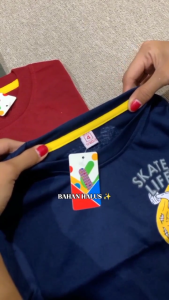 Baju Kaos Distro Anak Laki-Laki Catoon Combed 30s Usia 3-14 Tahun Motif Skate Life VGO