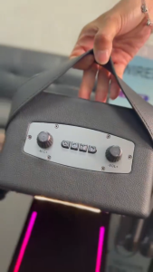 ลำโพงบลูทูธ เบสแน่น SK-2071 กำลังขับ20W รองรับAUX TF USB ปรับเสียงไมค์ได้ มีสายหิ้ว ฟรีไมค์ลอย2ตัว มี4สี เขียว ดำ ส้ม ลายตาราง