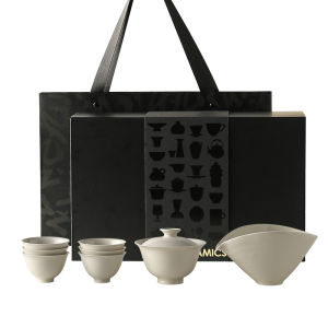 JOTO | ชุดชาเซรามิคสไตล์รีโทรพร้อมเถ้าถ่าน