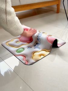 Keset Kaki Diatomite 5D Anti Slip Anti Bau Nyerap Air/Keset Kamar Mandi Anti Slip/Mudah Menyerap Air