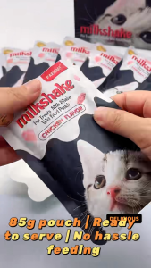 Complete Cat Wet Food Pouch Chicken 85g x 12pcs Smooth Milk Formula