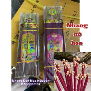 (18 cây)Nhang nở hoa phú quý 6 cánh cao 3 tấc4 tấc5 tấc