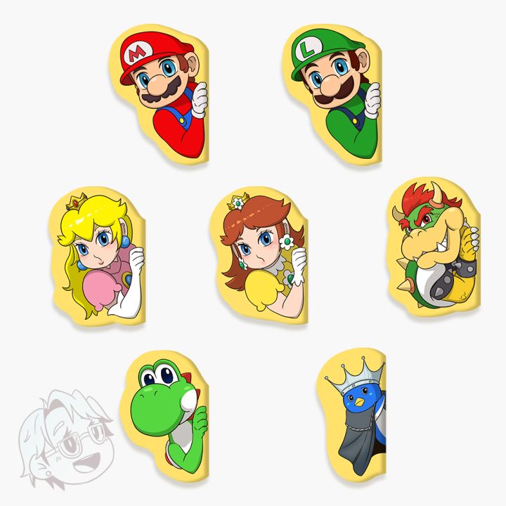 Super Mario Game Cute Magnetic Bookmarks