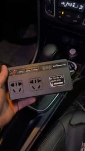 Xe biến tần DC12V/24V để AC 110/220V dẫn hiển thị Ổ cắm điện biến tần với cổng USB sạc xe hơi thiết bị điện tử phụ kiện
