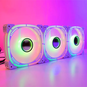 Nickcool Prism 6Pro Sixteen 12cm Case Fan 5V3Pin ARGB Color Changing PWM Temperature Control Quiet Cooling Fan