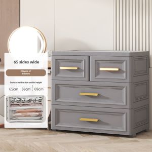 65cm Thickened Kids Wardrobe Accessible Luxury Baby Storage Cabinet Small Apartment Double Door Hanger Clothes Wardrobe For Home Locker