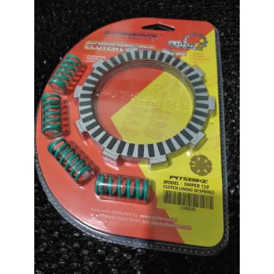 Pitsbike Clutch Lining w/ Spring Sniper150 - Sniper135 R15 V2 TFX150