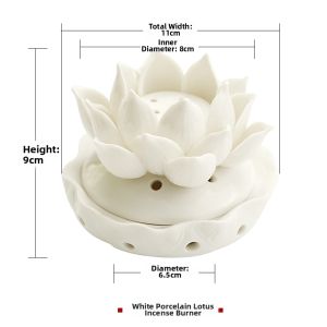 HENANSHENGZHONG | Buddhist Temple Incense Censer Decorative Ceramic Stand