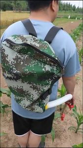 เหล็กกล้าไร้สนิม เครื่องหยอดปุ๋ย เป้หยอดปุ๋ย ไม่ต้องก้มใส่ปุ๋ยอีกต่อไป ถังใส่ปุ๋ย ไม่ต้องก้มให้ปวดหลัง ถังหยอดปุ๋ย