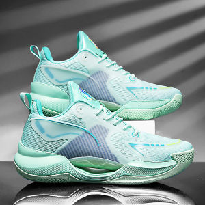 CVPAJ | Green Summer Breathable Lightweight Cushioned Men Basketball Shoes