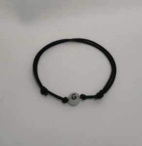 Gelang dan cincin inisial Glow in the dark