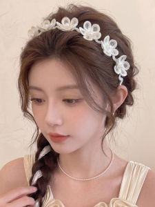 MENGWUZHENPIN | Forest Fairy White Lace and Pearl Headband