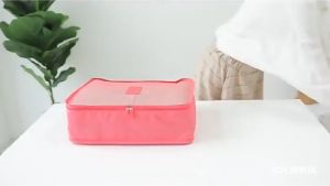 6 in 1 Travel Packing Clothes Luggage Storage Bag Organizer Portable Bag Pouch Cloth Multi Size Laundry Essential Bag