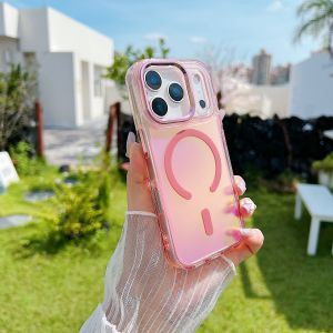 Discolour Magnetic Magsafe Case For iPhone 17 16 15 14 Pro Max Plus iPhone 17 Air 13 12 11 Pro Max Shockproof Matte Back Covers