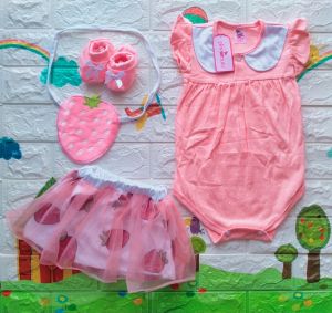 BAJU BAYI Perempuan 0 6 bulan Cewek SETELAN JUMPER perempuan cewek 1 paket Akikah pesta Formal NEWBORN baru lahir pakaian bayi perempuan set rok tutu lucu gemes cantik murah bayi perempuan Free Bandana sepasang sepatu 2 3 4 5 6 7 8 bulan Kekinian viral