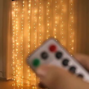 Valentine’s Day Fairy String Light USB Curtain Lights Ideal for Home Office Wall & Engagement Party Backdrop