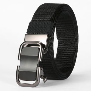 thắt lưng nam bằng vải có khóa tự động thắt lưng thiết kế thời trang đơn giản trẻ trung - INTL