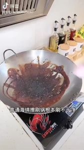 🚚ReadyStock🚚 1 Pcs Fine Flexible Sponge Carborundum Brush Kitchen Washing Cleaning Kitchen Cleaner Tool 金刚砂海绵