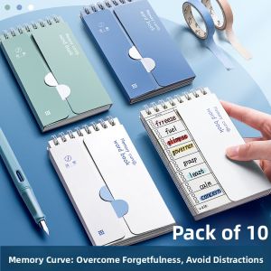 MONLEYTA | Portable Pocket Notebook Memory Card Duermont Method Language Learning Tool For Exam Preparation Vocabulary Memorization