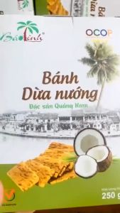 Bánh Dừa Nướng Bảo Linh - Đặc Sản Truyền Thống Quảng Nam - Thơm Ngon Giòn Béo Ít Ngọt - Hộp 250g