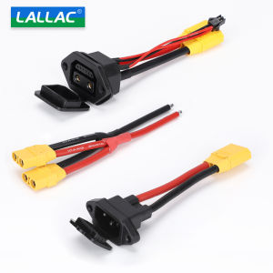 XT60/90 Split Line Thicker Power Cable Plug 6 Square Electric Vehicle Charging Discharging Port Converter Three-Way Socket