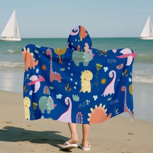 Hood Bath Towel 80x130CM Quick-dry Absorb Water Swim Beach Towel Microfiber Yoga Mat Outdoor Camping Picnic Beach Blanket