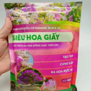 Túi 400g - Phân bón hữu cơ siêu hoa giấy ra hoa đồng loạt - tươi lâu - đậm màu tạo tán - cứng cây